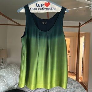 Beautiful Ombré Silk Blouse-EUC